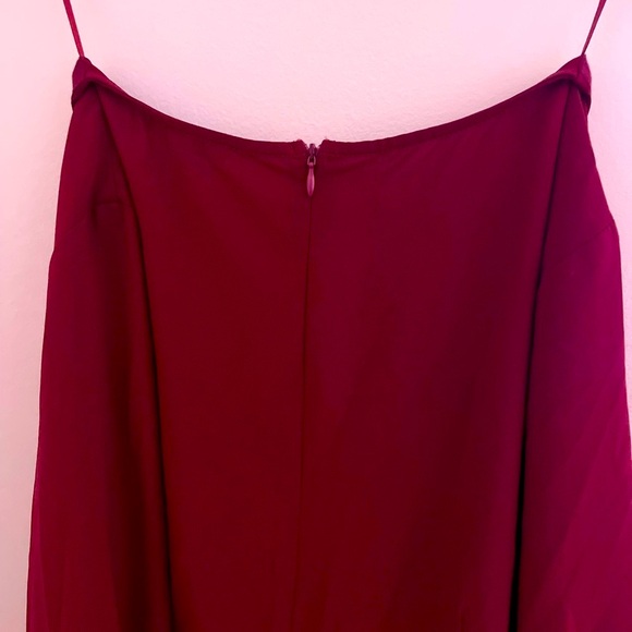 Women’s Burgundy romper - Picture 3 of 14